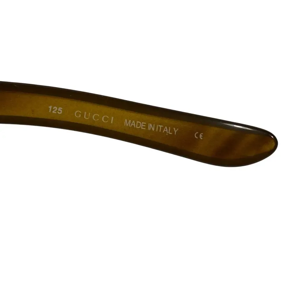 Gucci Translucent Brown Havanna Eyeglasses Frames (#1439) 51-15 125 Italy